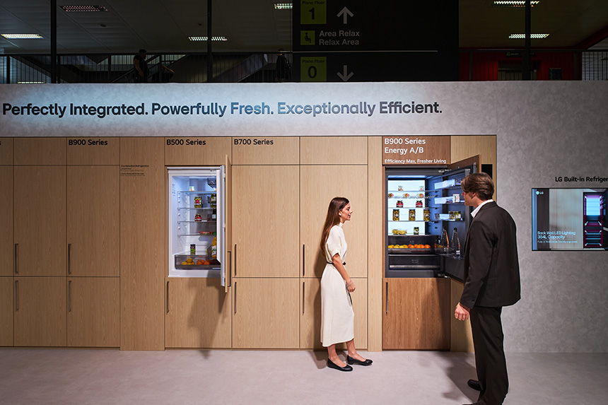  frigorífico combi de gran capacidad LG EUROCUCINA 2026