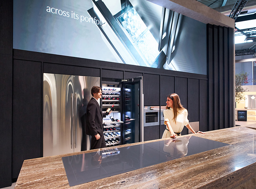 congelador y frigorífico en columna integrado SKS