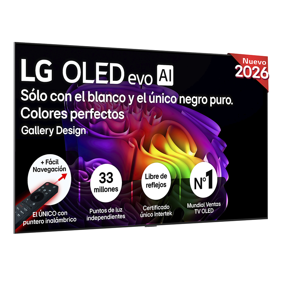 Llegan a España los LG OLED evo 2026: calidad de imagen, IA y gaming en G6, C6 y B6