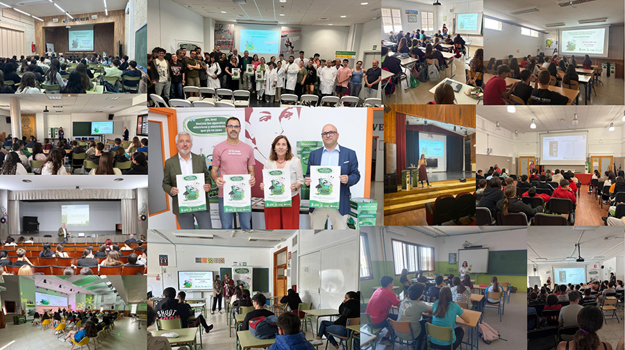 «Educando en Verde» impulsa el reciclaje de RAEE en 16 centros educativos de Andalucía