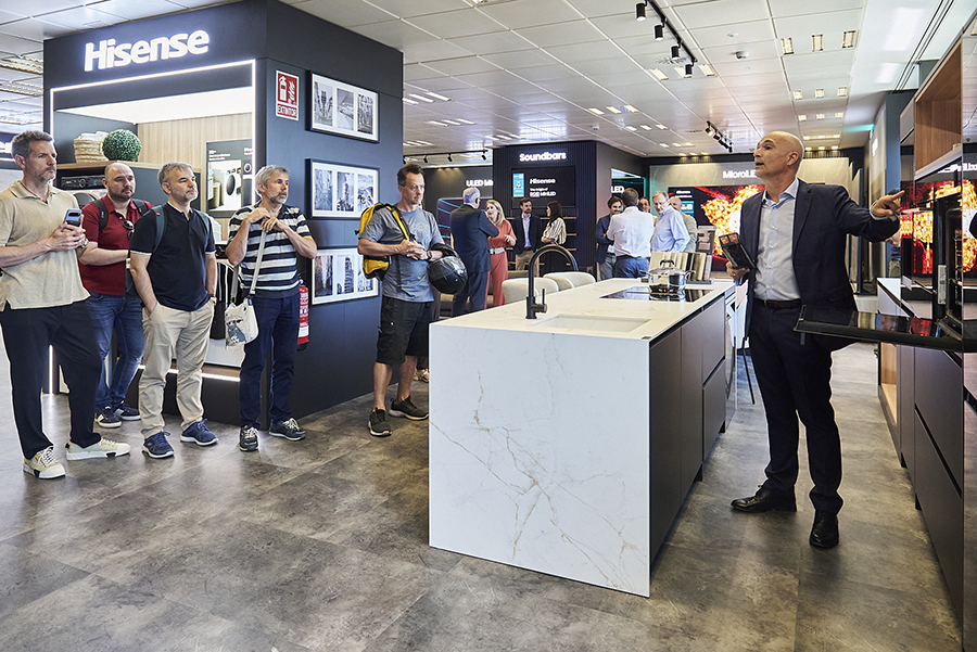 Hisense abre un nuevo showroom en Madrid con foco en televisores y electrodomésticos
