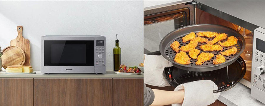Panasonic integra la tecnología Air Fry en sus microondas Slimline