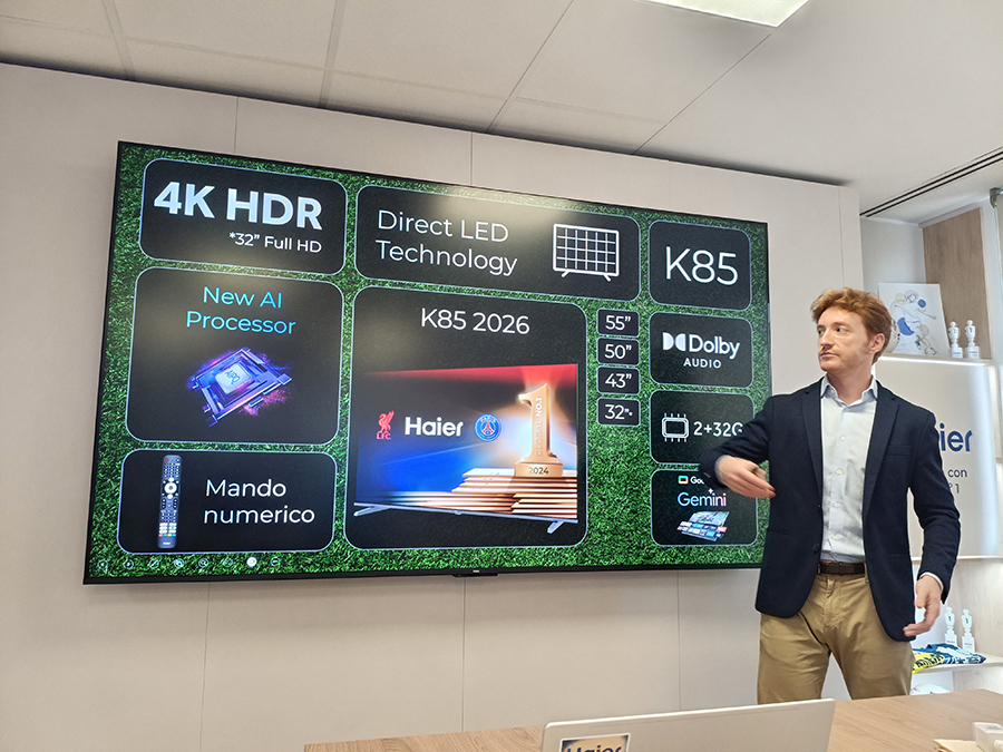 Haier: nuevo showroom y presentación de la gama de Smart TV