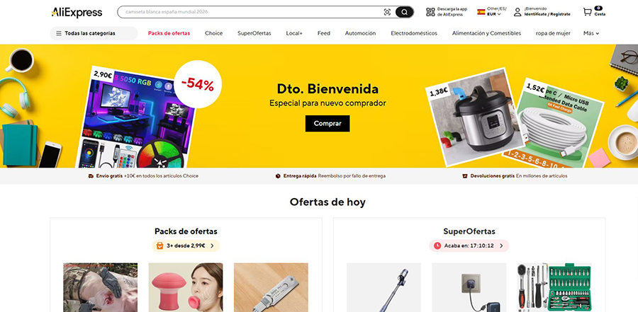 Bruselas multa a AliExpress con 550 millones de € por no frenar la venta de productos ilegales