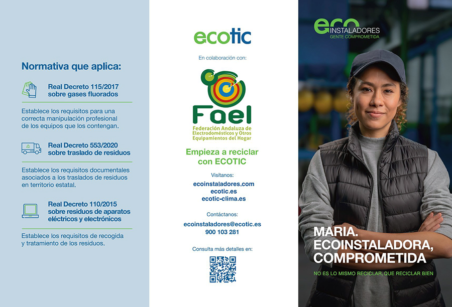 FAEL/AAEL y la Fundación Ecotic Clima lanzan la segunda edición del «Programa Eco-Instaladores»
