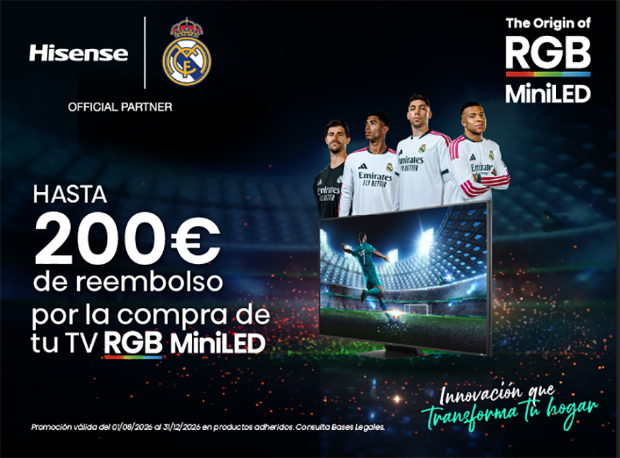 Hisense devuelve hasta 200 € por la compra de uno de sus televisores RGB MiniLED