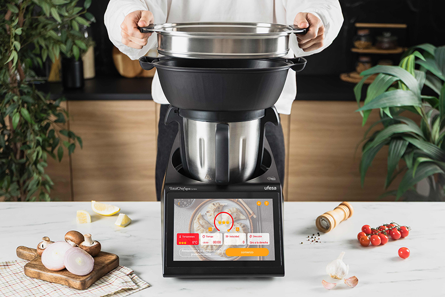 El nuevo TotalChef RK de Ufesa une robot de cocina y airfryer