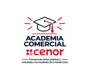 Logo de la Academia Comercial Cenor.