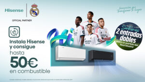 Cartel de la nueva promoción para instaladores de Hisense.