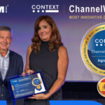 Jaime Soler, vicepresidente y CEO de Ingram Micro Iberia, recogiendo un premio en los Spanish IT Channel Awards.