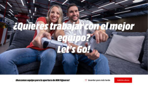 Anuncio de empleo de MediaMarkt Figueres.