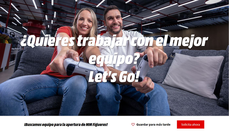 MediaMarkt busca personal para su nueva tienda en Figueres