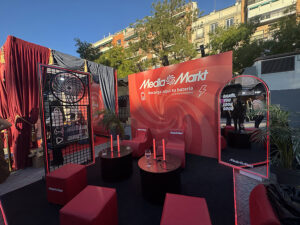 Espacio de MediaMarkt en la alfombra roja de los Gen Z Awards.